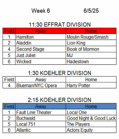 schedule