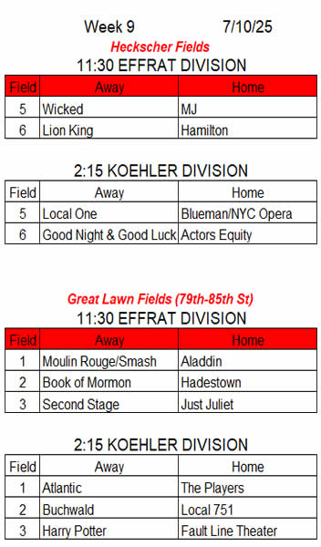 schedule